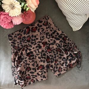 Leopard Print Shorts